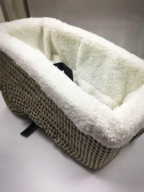 Car Pet Basket with Cushion – Doubles as a Home Dog Bed