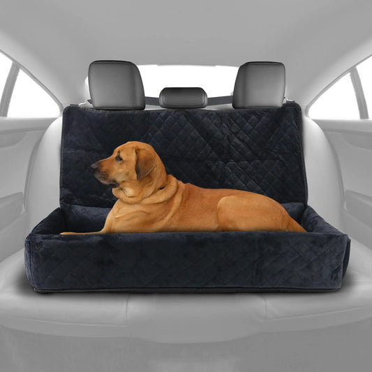 Huntley Pet Dog Car Seat for Large Dogs – Back Seat Booster Bed up to 100 lbs