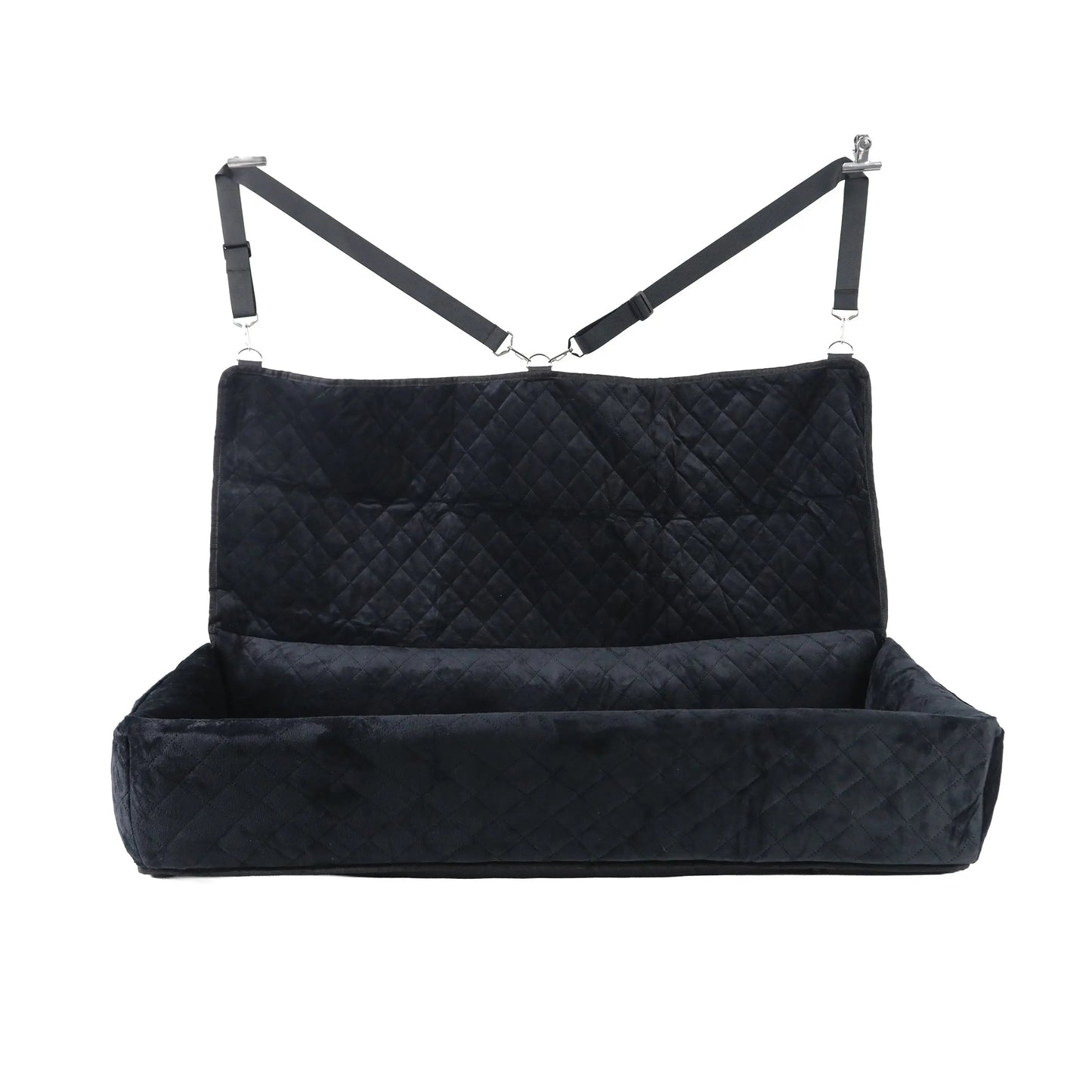 Huntley Pet Dog Car Seat for Large Dogs – Back Seat Booster Bed up to 100 lbs