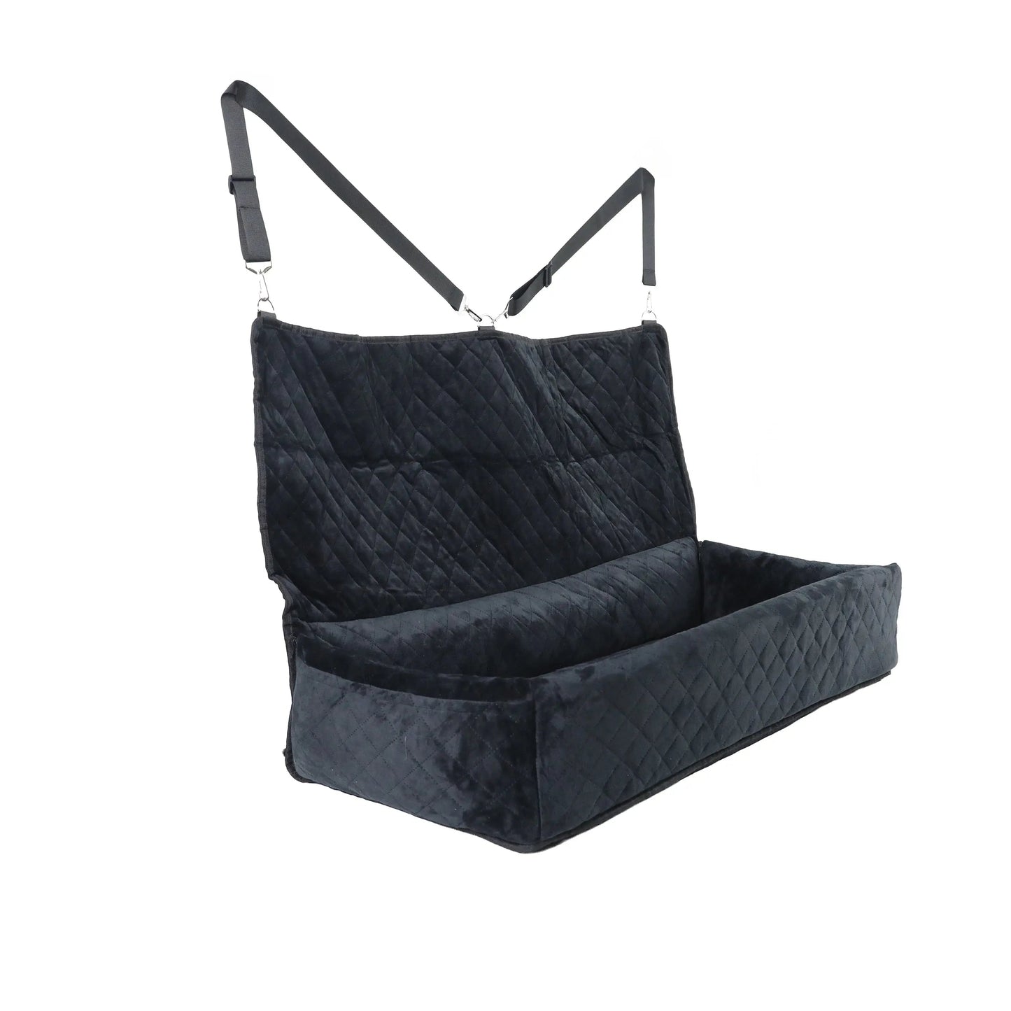 Huntley Pet Dog Car Seat for Large Dogs – Back Seat Booster Bed up to 100 lbs