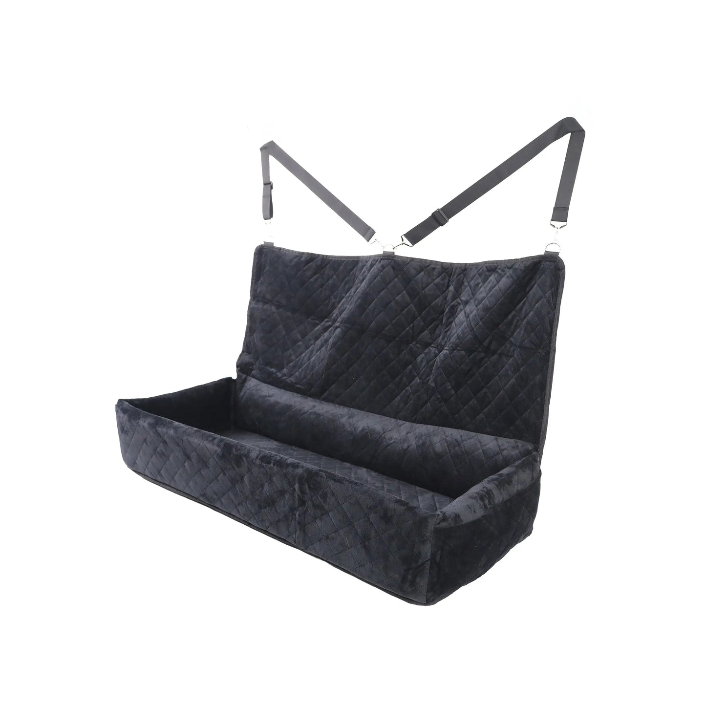 Huntley Pet Dog Car Seat for Large Dogs – Back Seat Booster Bed up to 100 lbs